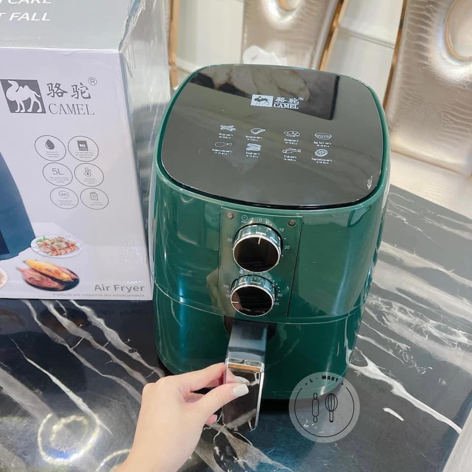 Nồi chiên không dầu CAMEL, nồi chiên CAMEL 7L Khay Vuông - nồi nấu công nghệ mới - 1500w