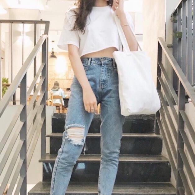 [GIÁ BUÔN RẺ] Túi vải tote nữ unisex đeo vai xách tay chéo Canvas trơn basic trắng đen ngà có khóa - Sỉ balo Túi xách