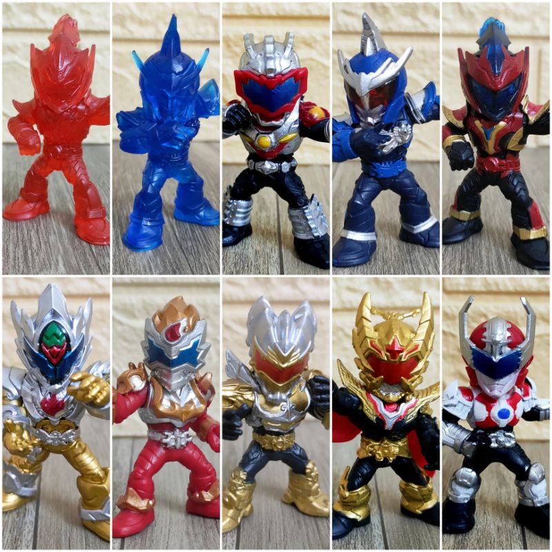 full set đồ chơi mô hình nhân vật Armor Hero dòng Q-Type chính hãng của Auldey