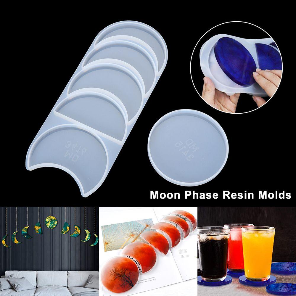 LONTIME Khuôn Làm Đế Lót Ly Bằng Resin Epoxy Độc Đáo DIY