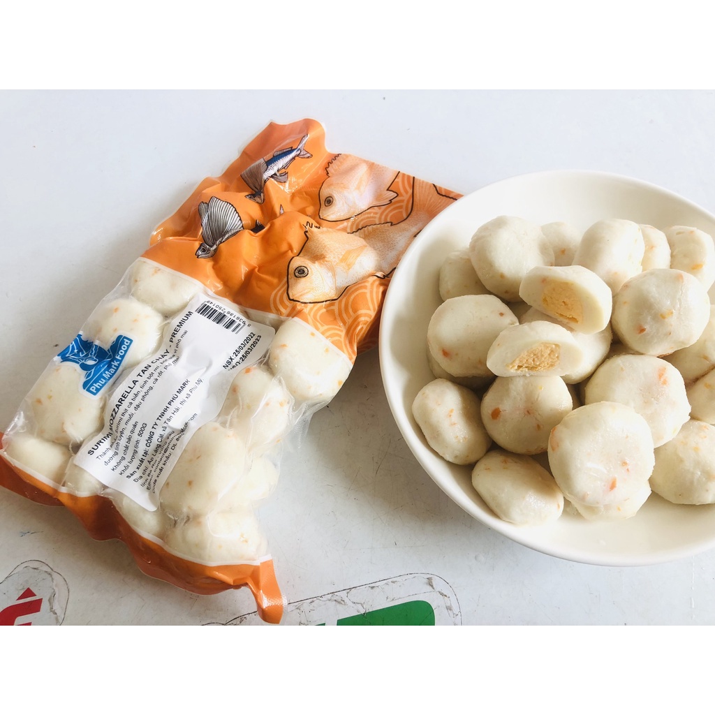 Bánh Bao PHUMARK Nhân Cá Hồi/Cá Nhím Biển/Mix 3 màu 500g