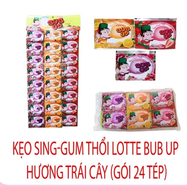 ẹo Sing-gum Thổi Lotte Bub Up Hương Trái Cây