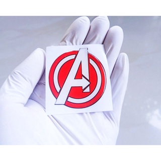 Miếng Dán Trang Trí Hình Logo Avengers Dành Cho Xe Hơi Xe Máy laptop
