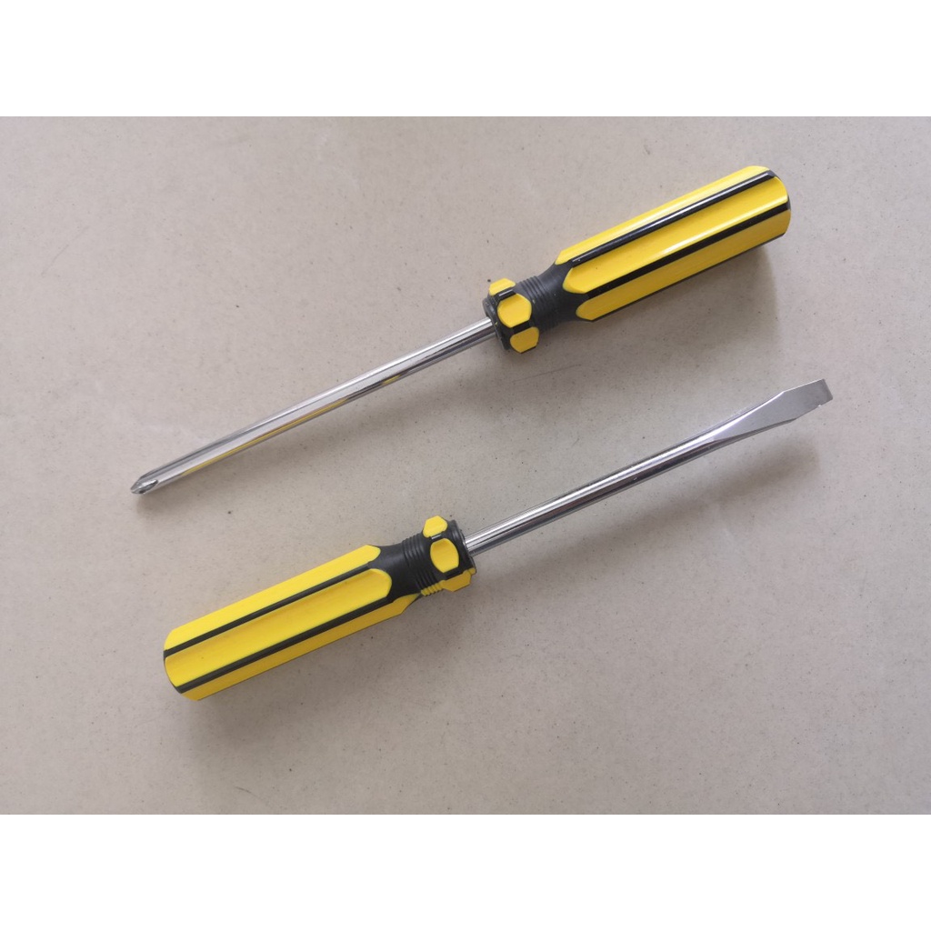 [Xả kho] Tô vít, tua vít thân 6mm, 4 cạnh và 2 cạnh (giá sốc 1c)