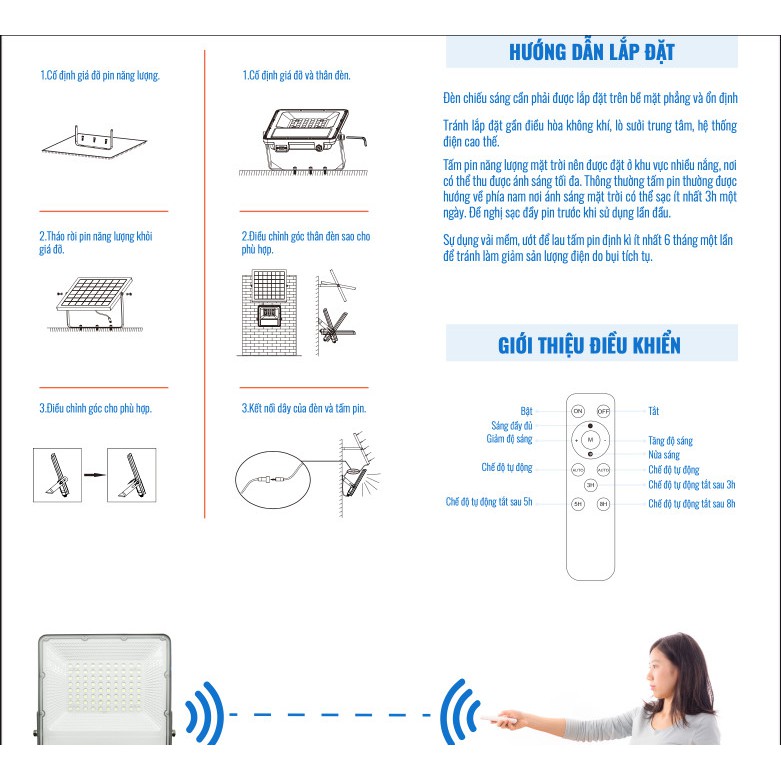 PHA LED NĂNG LƯỢNG MẶT TRỜI SIÊU SÁNG , PIN PANASONIC TK02