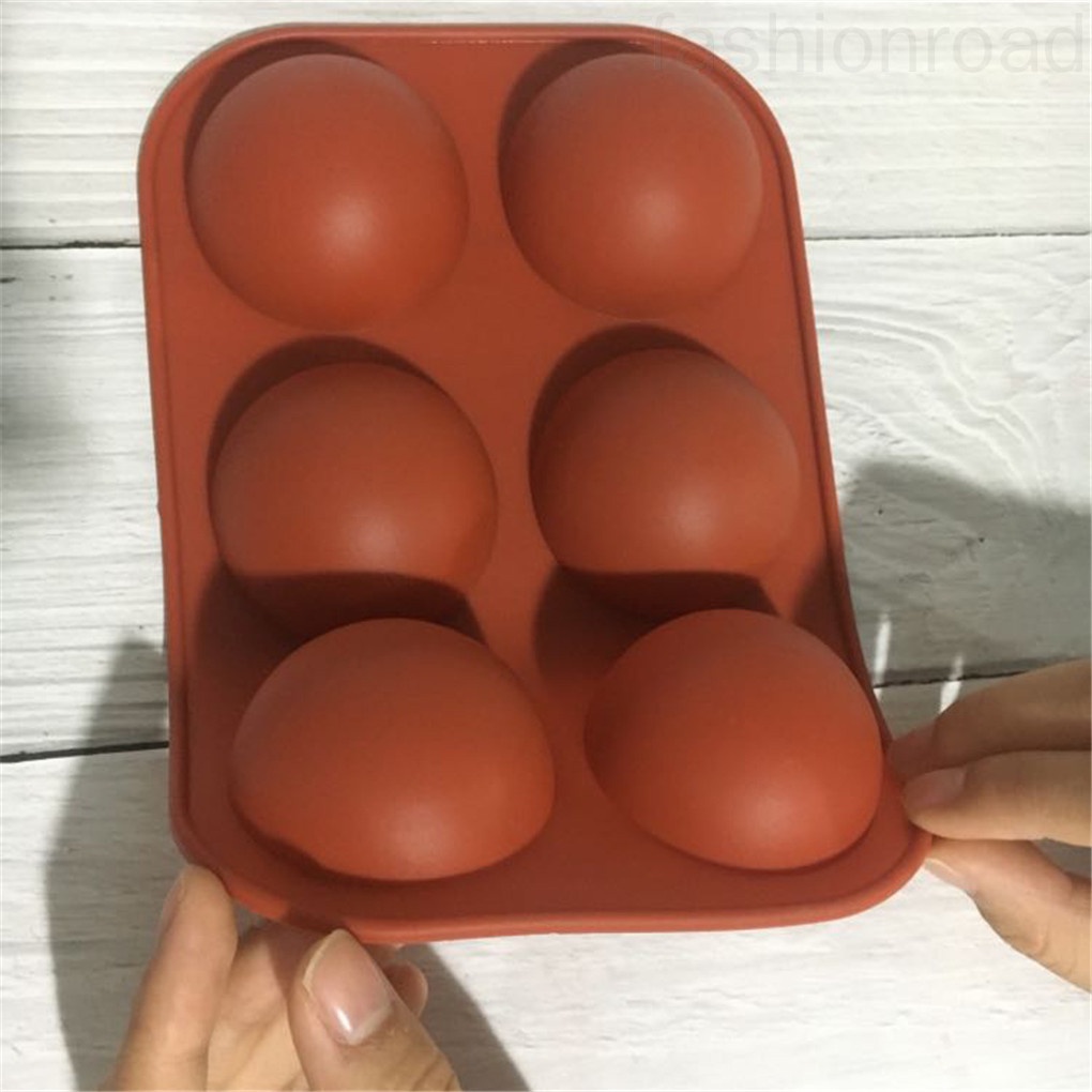 Khuôn silicone làm bánh hình quả bóng tròn DIY