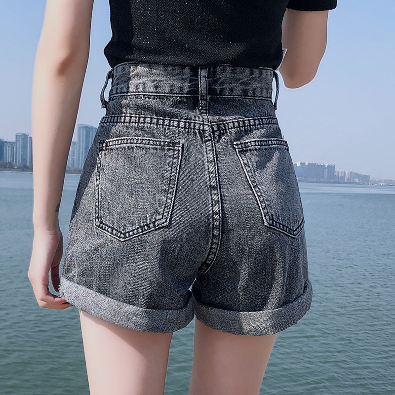 Quần jean ngắn thời trang kích thước S-2XL phong cách Hàn Quốc dành cho nữ