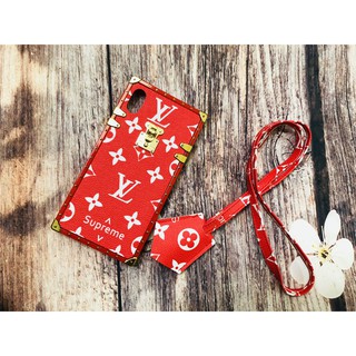 [ Kèm dây đeo] - Ốp LV cực sang chảnh cho iphone 6/6plus/7/7plus/8/8plus/X/Xs max
