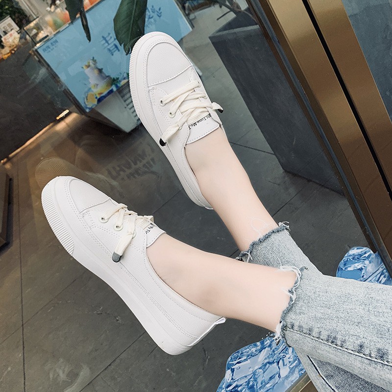 Giày thể thao nữ đế bằng giá rẻ giày sneaker nữ trắng slipon ulzzang cao cấp hot trend AZUKA - E2 | BigBuy360 - bigbuy360.vn
