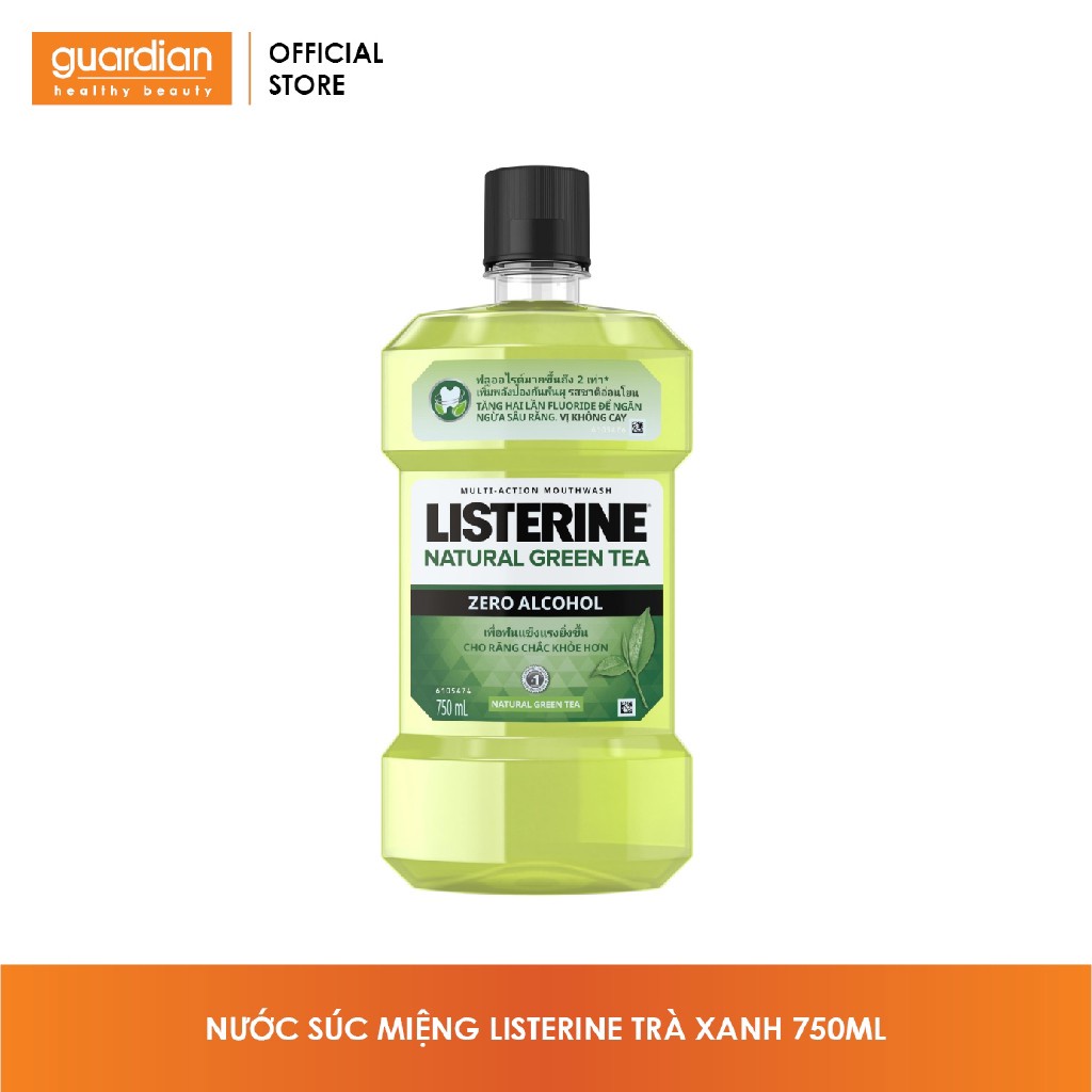 Nước súc miệng Trà Xanh Listerine Natural Green tea 750ml