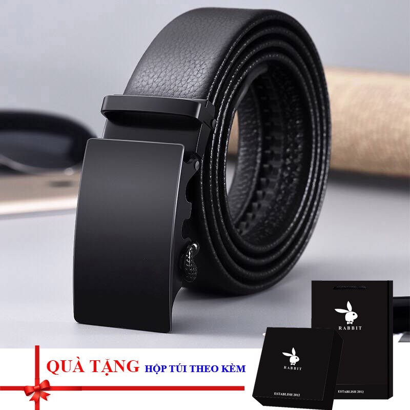 Thắt lưng/ dây nịt nam khóa tự động có hộp đựng + túi tặng kèm