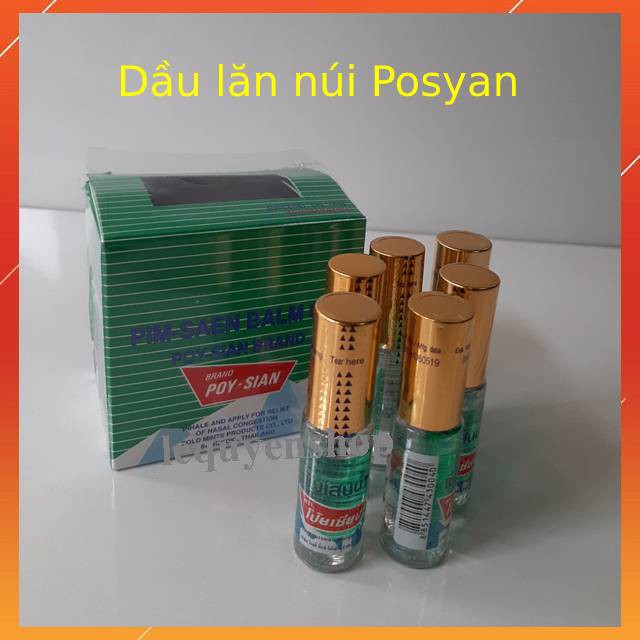 Dầu gió lăn thảo dược Poy Sian 5ml