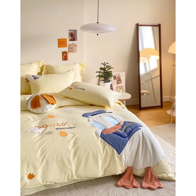 Set ga nỉ nhung Disney IGUN BEDDING chất nỉ nhung mềm mịn