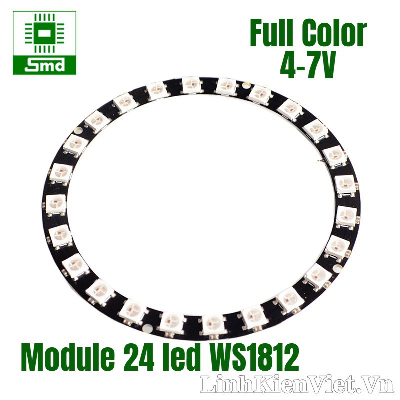 Module 24 Led RGB WS2812 (Tròn)