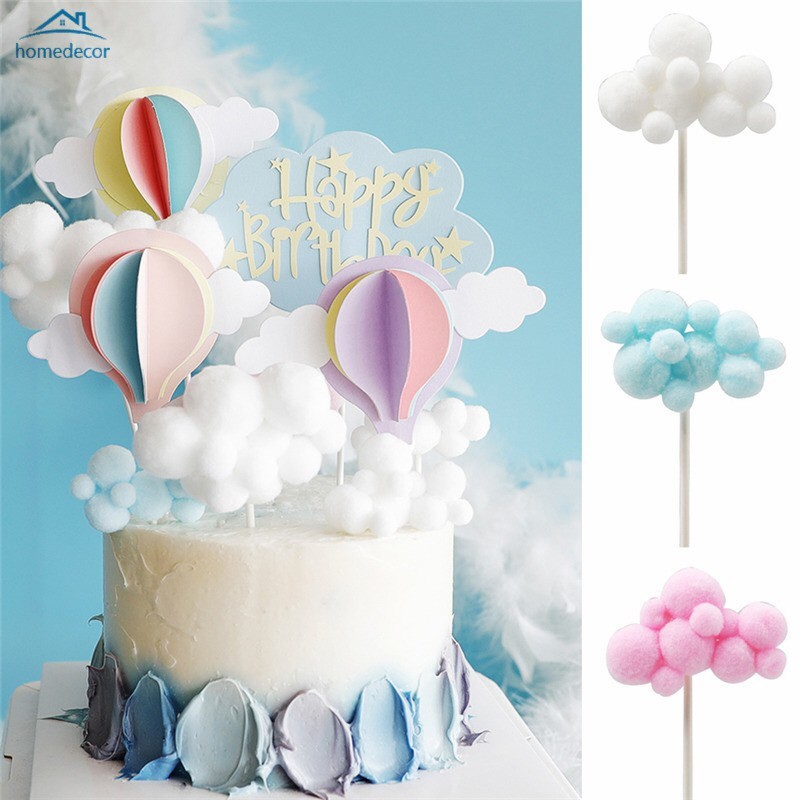 Que cắm bông mây (mây to) cắm bánh sinh nhật HPBD