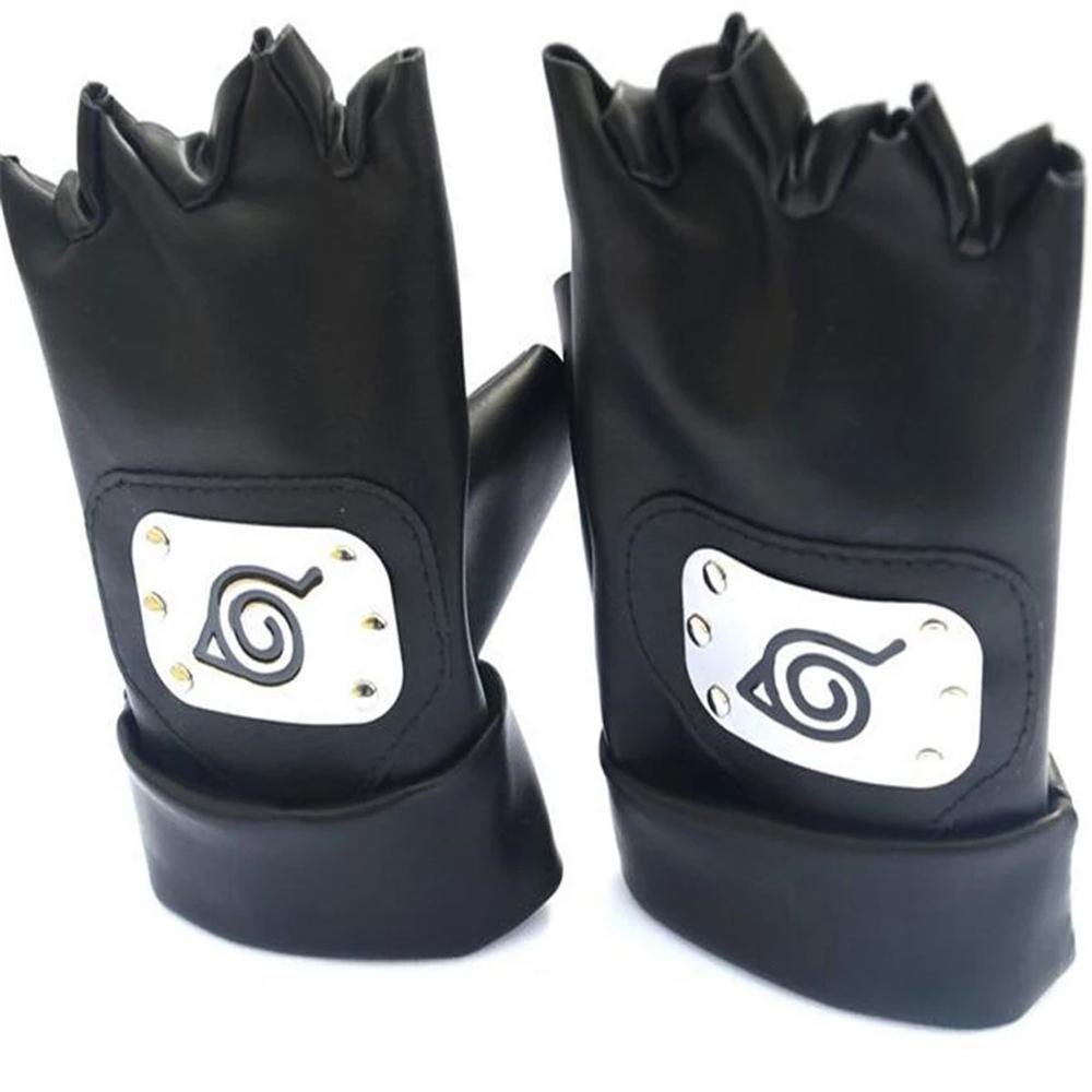 Găng Tay Da PU Hở Ngón Hóa Trang Nhân Vật Hatake Kakashi Trong Naruto