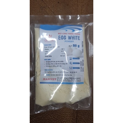 Bột lòng trắng trứng 100g nguyên chất sấy khô loại san lẻ