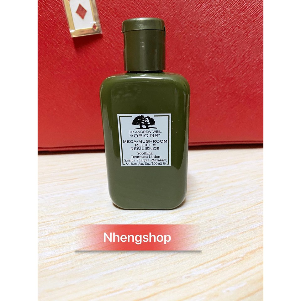 [30/100/200ml] Lotion nấm phục hồi da Origins Mega-Mushroom Relief &amp; Resilience Soothing Treatment