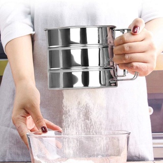 Cốc rây bột inox 11cm