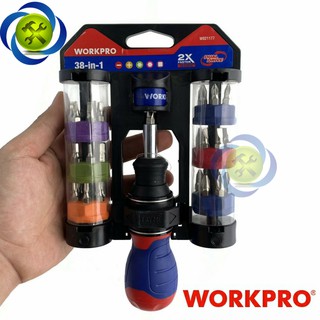 BỘ TUA VÍT 38 CHI TIẾT WORKPRO W021177