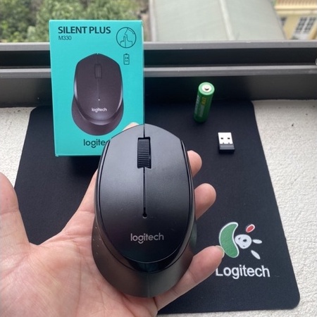 Chuột máy tính không dây Logitech M330/M220 2.4Ghz cổng USB - Tặng kèm pin