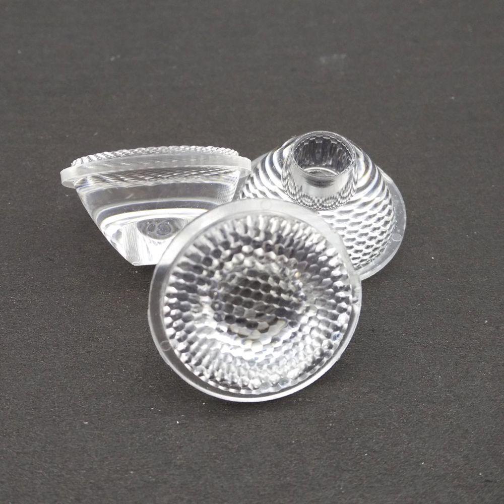 Thấu Kính Đèn LED 5 / 8 / 10 / 15 / 30 / 45 / 60 Độ 20mm