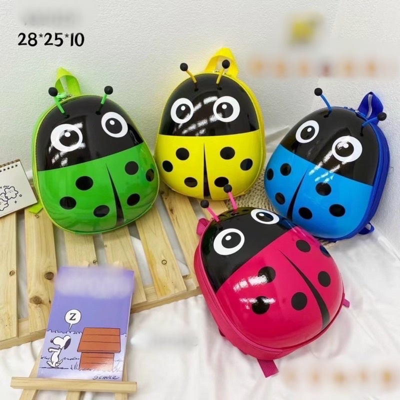 Balo Hình Thú Cho Bé Mẫu Giáo Mầm Non - Balo Trẻ Em Nắp Nhựa Hình Thú Đáng Yêu Cute Chống Nước, Chống Va Đập