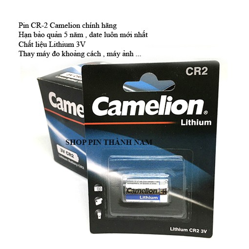 Pin CR2 Camelion lithium 3V thay máy đo khoảng cách