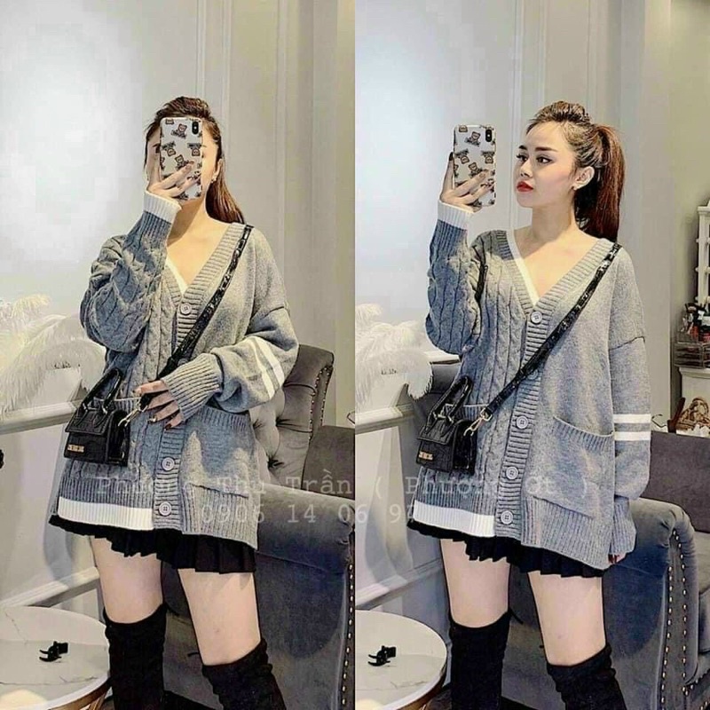 Áo khoác cardigan bigsize/ Áo len nữ bigsize