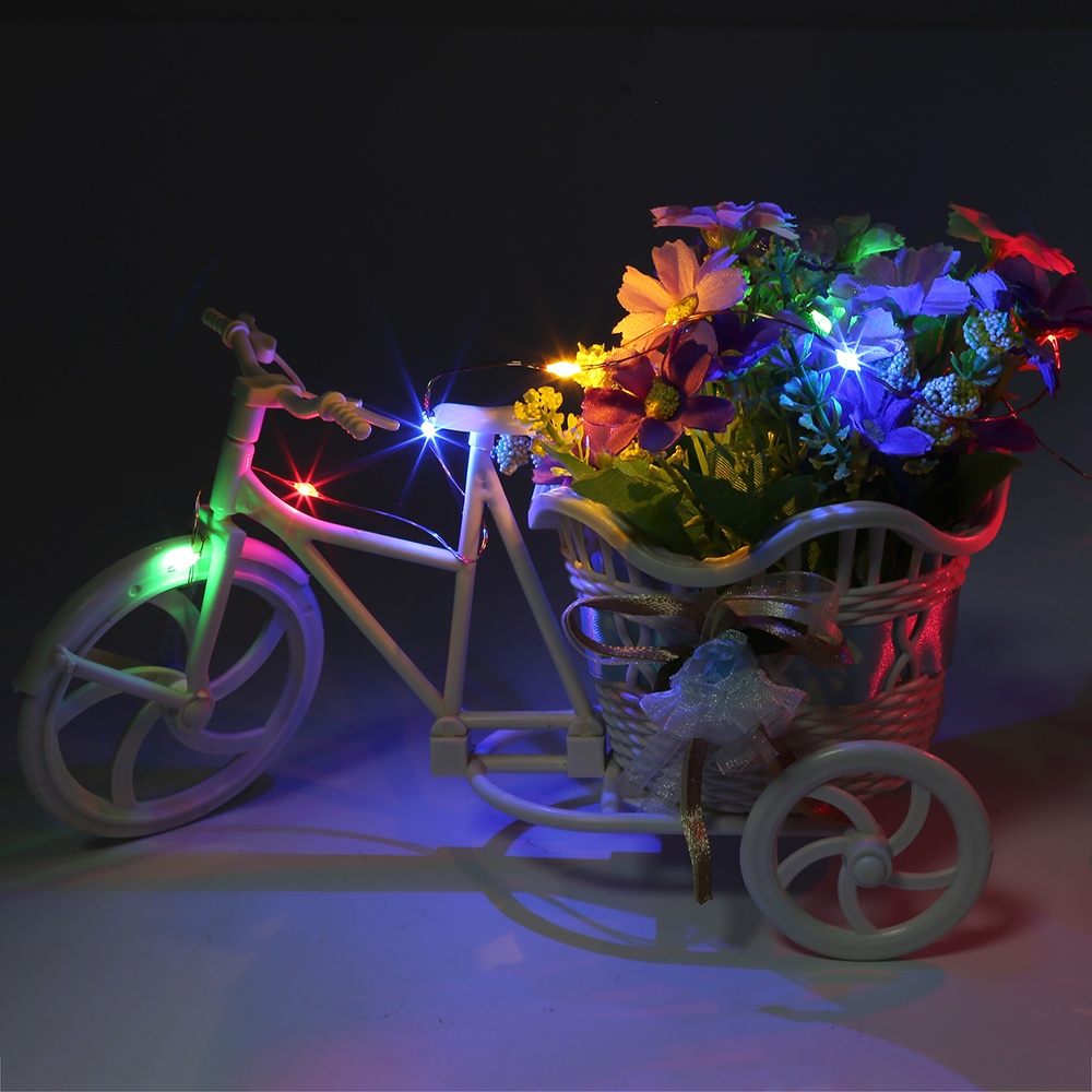 ღ Giáng Sinh Led Dây Đèn 2023 Cây Giáng Sinh Cưới Trang Trí Tiệc Ngày Lễ Chiếu Sáng Tiên Vòng Hoa Dây Đồng Bóng Đèn 1/5/10M