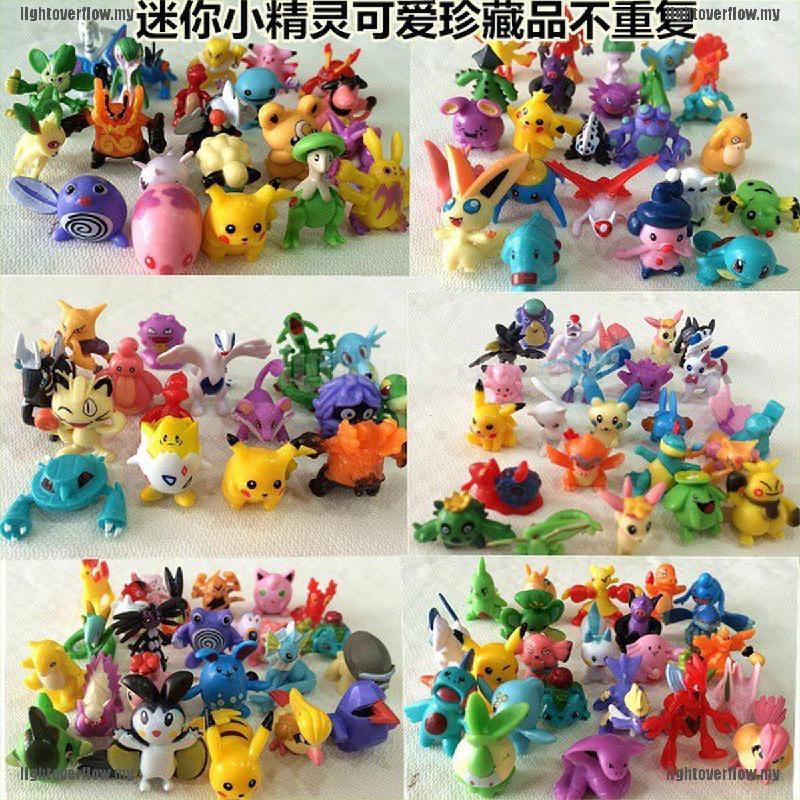 Set 24 Mô Hình Pokemon Mini Dễ Thương Kích Thước 2 3cm