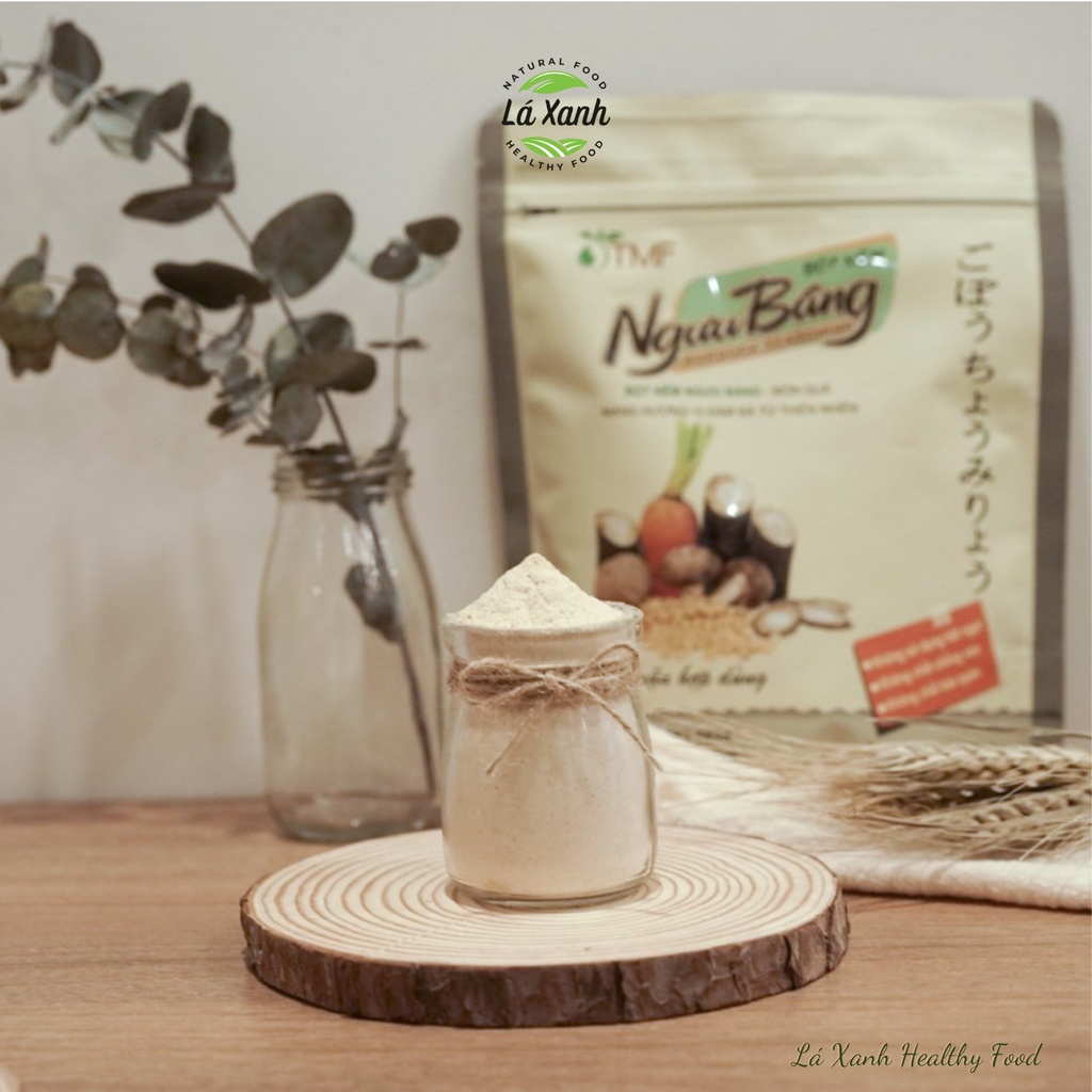 Hạt nêm cho bé ăn dặm Ngưu Báng 1kg, bột nêm gia vị ăn chay thực dưỡng - Napy Healthy