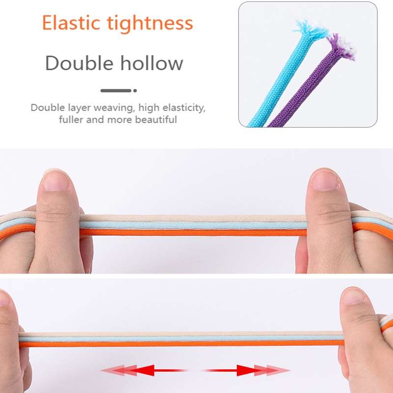 Dây Giày Co Giãn Không Cần Buộc Tiện Lợi Dành Cho Trẻ Em Và Người Lớn