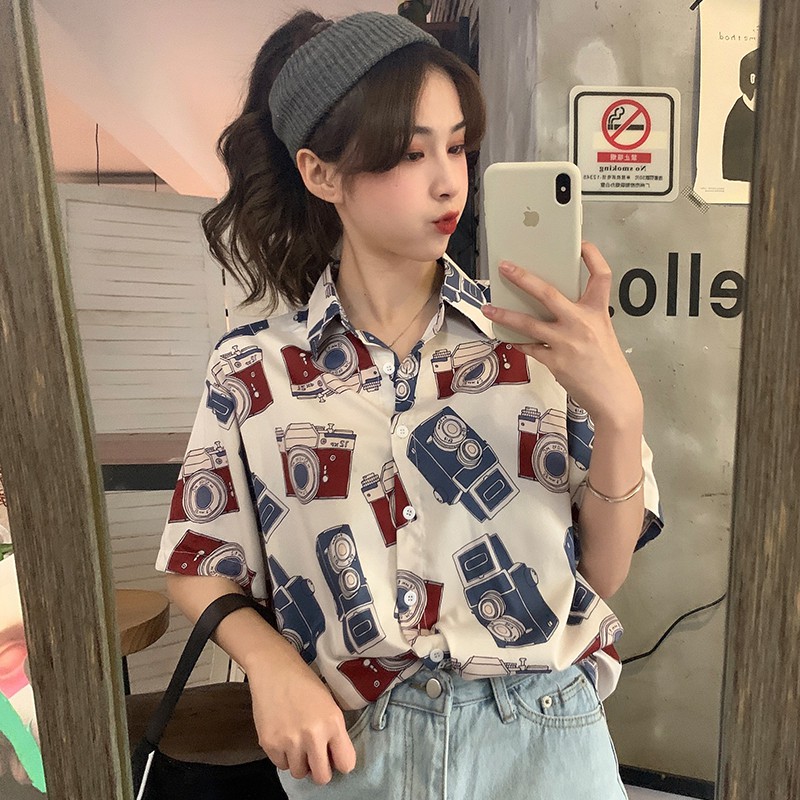 Áo Sơ Mi họa tiết dáng rộng cá tính, siêu đẹp | BigBuy360 - bigbuy360.vn