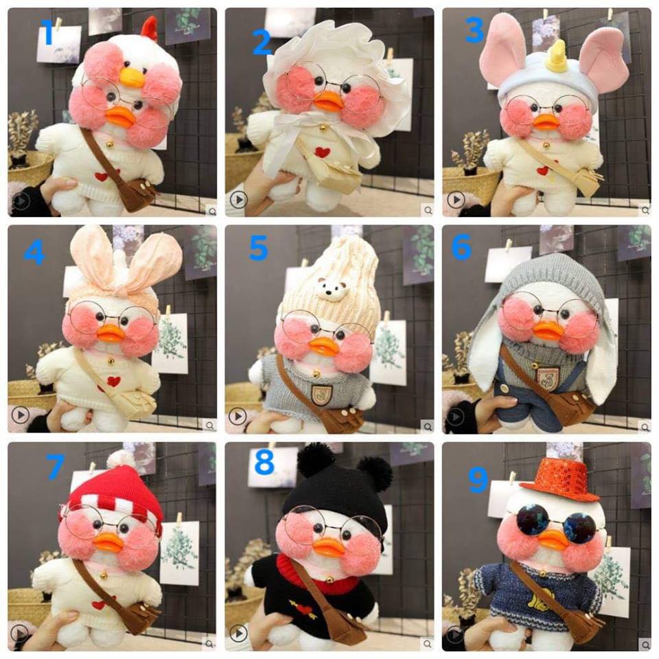 Vịt bông LALAFAN siêu cute (ORDER - Có ảnh thật/ có 3 màu trắng, vàng, hồng) | BigBuy360 - bigbuy360.vn
