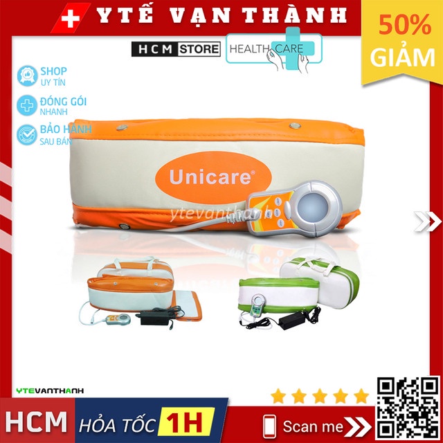 Đai Massage Bụng Có Làm Nóng Unicare UCW-1002 | (Mát xa, Massa) -VT0095