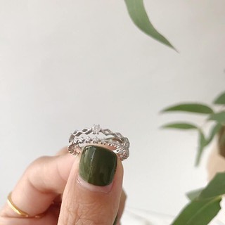 Nhẫn bạc 925 đính đá cao cấp _ 3gems silver