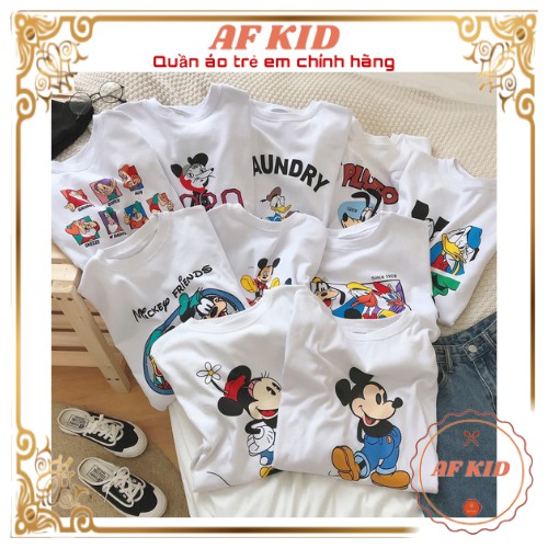 Áo phông cotton Hè Minky mom in hình dễ thương cho bé trai bé gái 💖 Quần áo trẻ em