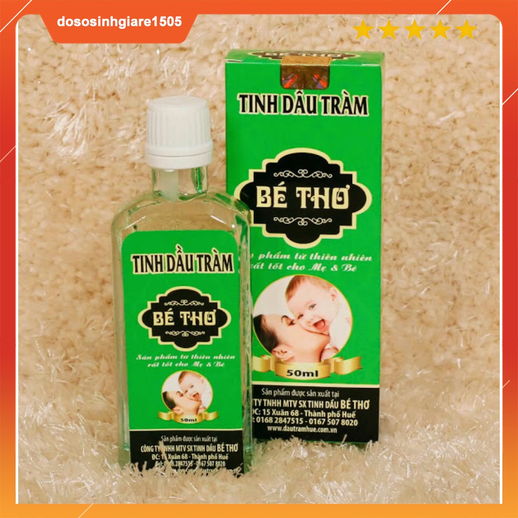 Tinh Dầu Tràm Huế, Hiệu Bé Thơ - 50ml