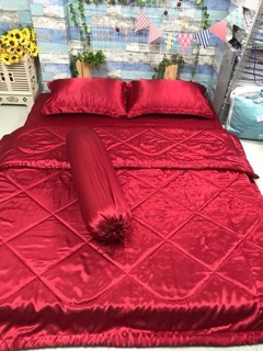 ( có sẵn) Bộ ko mền drap phi lụa cao cấp
