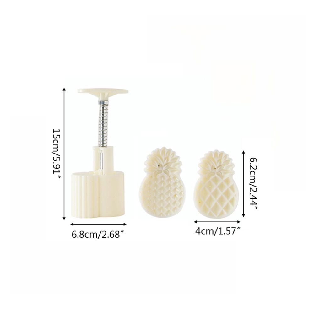 Khuôn Nhựa Làm Bánh Trung Thu Hình Quả Dứa 3D Độc Đáo