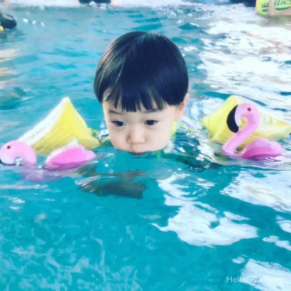 Phao bơi đeo cánh tay họa tiết hoạt hình 3D cho bé 3 tuổi