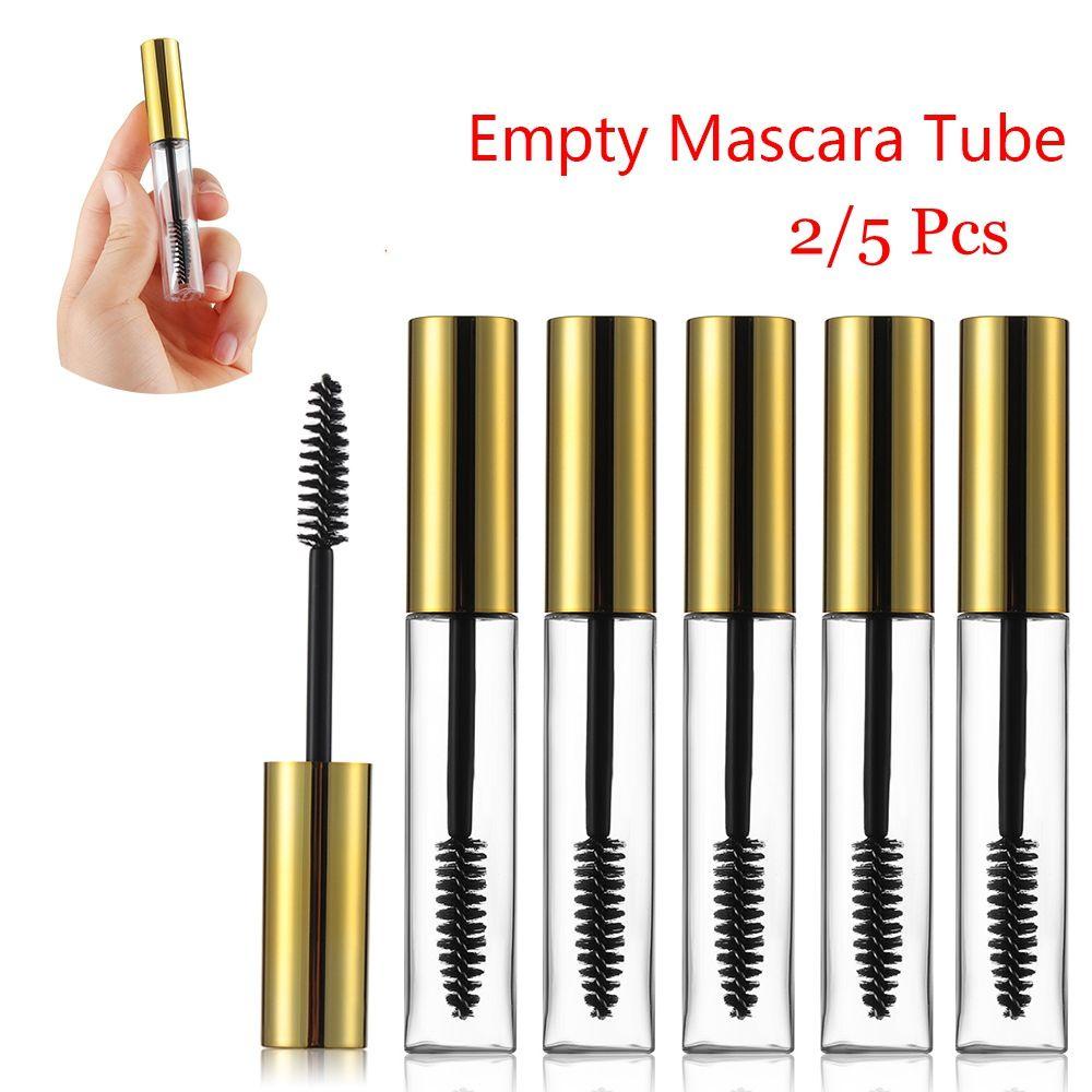 Set 2 / 5 Ống Mascara Kèm Cọ Trang Điểm Tiện Dụng Khi Đi Du Lịch