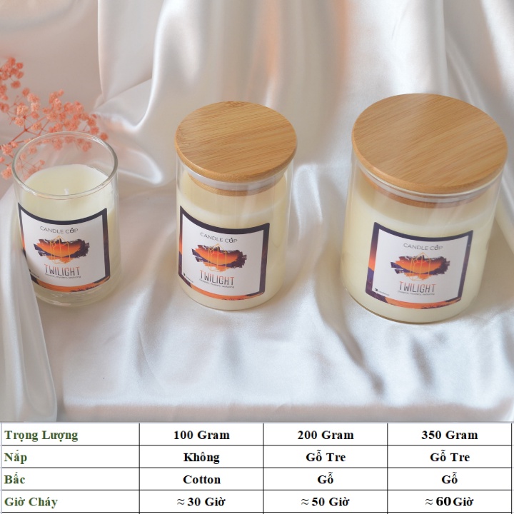 Nến Thơm hương biển AGAYA Candle Cup - Mùi TWILIGHT