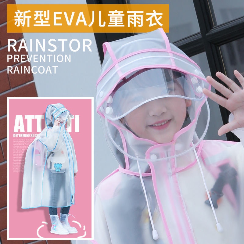 ♛Bộ Áo Mưa Chống Thấm Nước Họa Tiết Hoạt Hình Dễ Thương Cho Bé