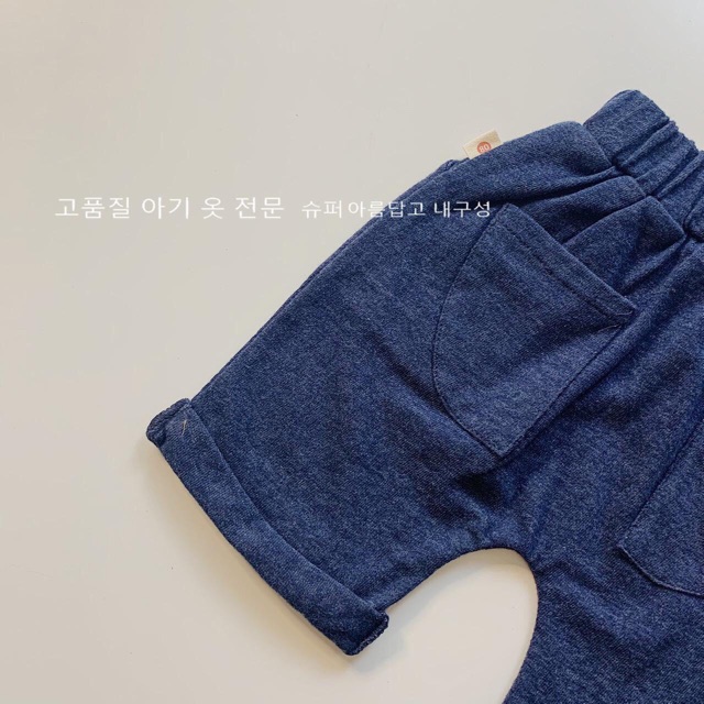 Quần đùi cotton cho bé