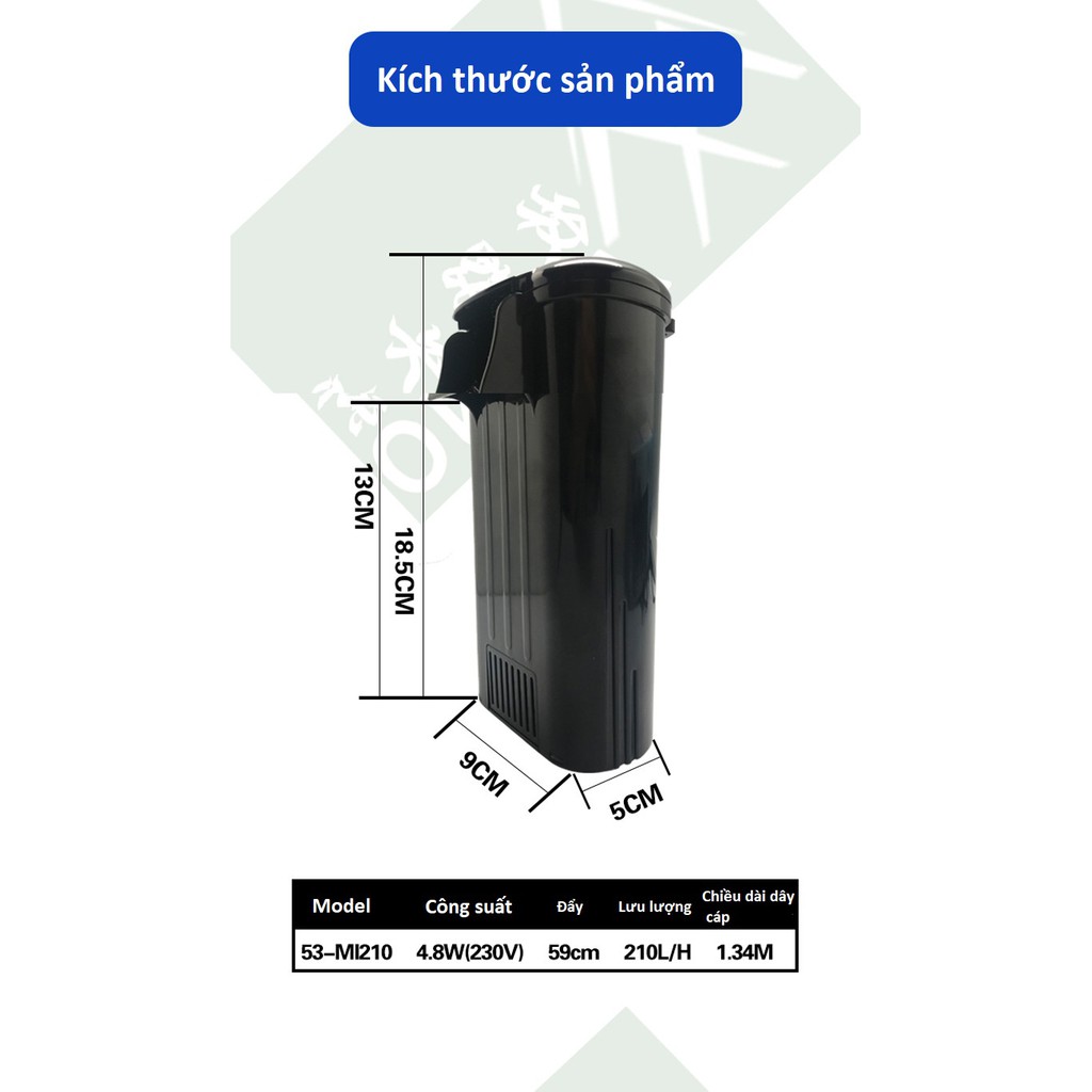 Bộ lọc kép bể rùa Pokémon