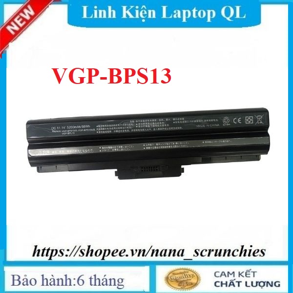 Pin Laptop Sony VGP-BPS13 VGP-BPS21 VGN-AW VGN-BZ VGN-CS VGN-FW PCG Series SVE111 SVJ2021