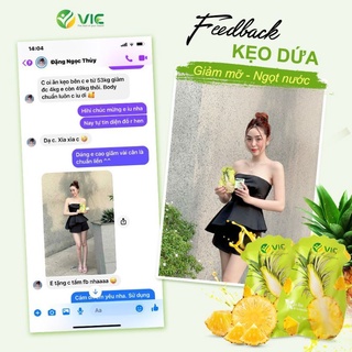 (CHÍNH HÃNG 1000%) KẸO DỨA PLUS 7 VỊ GIẢM CÂN, ĐẸP DA