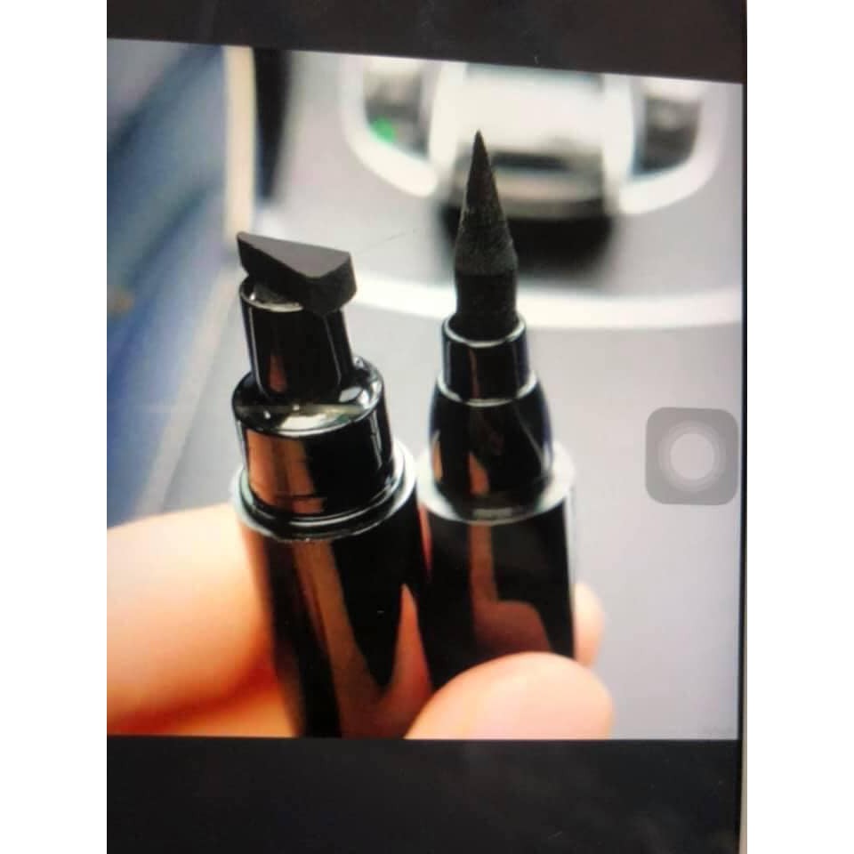 Bút kẻ mắt nước 2 đầu - đầu vẽ + đầu in đuôi mắt